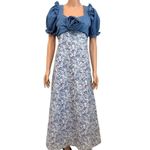 English Factory new large denim combo foral print maxi dress D4 3033 Photo 11