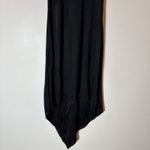 Helmut Lang NWT  Scarf Hem Tank Dress Black Size Medium Photo 2