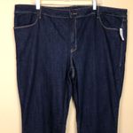Old Navy NWT  Women’s 24 Long Mid-Rise Boot Cut Dark Wash Denim Jeans Photo 1