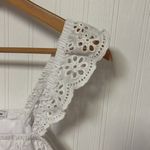 Celebrity Pink White Eyelet Lace Tank Top Photo 3