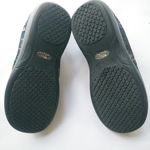 Spring Step  6.5 Butterfly Rainbow Metallic Nursing Clogs Shoes in Black Photo 6