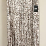 DKNY Women’s Tie Dye Casual Midi Skirt NEW Beige White Size Large p2cnvm15 Photo 0