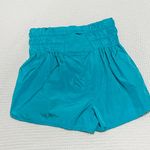 Free People teal the way home high waisted shorts Photo 1