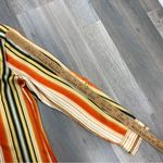 Jones New York  Signature Satin Retro Multi Stripe Blouse Cream Multi Medium Photo 11