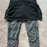 Athleta Skirted 2 In 1 Athletic Electric Placid Leggings Sz Xs Yoga Workout Photo 0