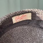 Vintage 50s Netted Straw Pillbox Hat Black Photo 4