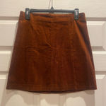 Francesca's Corduroy brown skirt Photo 0