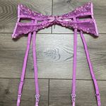 Voight Pink Garter Belt With Garters Size Medium Photo 1