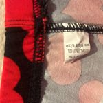 Women’s Heart cropped Leggings Black Red Valentine’s Day Size XL Photo 6