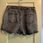 SheIn Plus Size Black Ripped Denim Shorts Photo 3