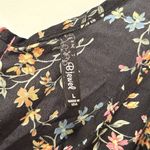 B Jewel  floral tank top with pink neon zipper back Photo 2