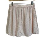 Abound  Women's Medium White-Pink Mini Moo Skirt Elastic‎ Waist New Photo 5