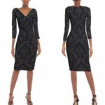 Chiara Boni  La Petite Robe Luiza Faux-Wrap Dress in Royal Damask Photo 1