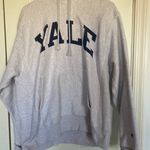 Champion light grey yale hoodie Photo 0