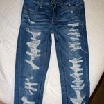 American Eagle Ripped Skinny Jeans Photo 0