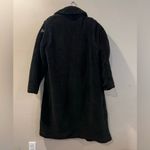 Alo Yoga  Sherpa Oversized Classic Trench Coat Black Teddy Coat Size XS Photo 5