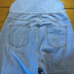 Floral Painted Denim Overalls 🌼 xl Blue Photo 8