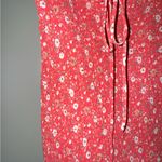 American Threads Red Floral Mini Dress Photo 2
