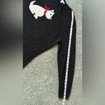 Croft & Barrow  Scottie Dog Sweater Black Womens Size XL NWT Pullover Cotton Photo 1