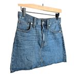Madewell Rigid Denim A-Line Mini Skirt in Lakeline Wash: Eco Edition Photo 2