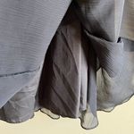 David's Bridal Chiffon Dress with Layered Skirt Strapless Black Womens S… Photo 2