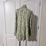 New Directions mini button dress, sz L Green Size L Photo 3