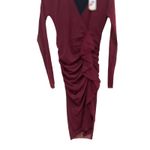 Fuzzi Ruched‎ Ruffle Long Sleeve Dress Size XXL New with Tags Photo 9