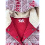 Free People  Quilted Reindeer Fair Isle Hooded Vest Women's Size S Photo 5