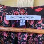 Collective Concepts  Boho Floral‎ Dress Tassels Pink Photo 6