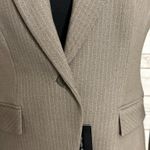 Express Studio Stretch classic corpcore pinstriped single-breasted blazer Size 6 Photo 3