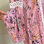 Chicwish  Dress Tunic Womens Size S Floral Crochet Babydoll Swim Cover Up Photo 4