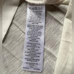 French Connection  Classic Crepe Short Sleeve Crème T-Shirt Size Medium Photo 7