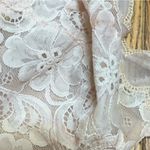 Christian Dior Vintage Lace Bra Floral Pink Lingerie 34C Photo 2