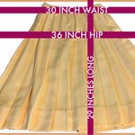 VINTAGE 1980'S YELLOW AND WHITE GINGHAM PRINT PLEATED A Photo 9