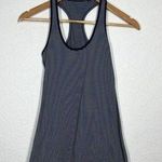Lululemon Striped Racerback Tank Top 4 Navy Blue Stripes Luon Photo 0