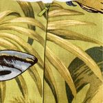 Muse Linen Sequined Parakeets & Butterflies Straight Skirt Green Size 14 Photo 9