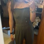 Active USA Green Strapless Jumpsuit Photo 1