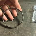 Whiting & Davis Vintage  Silver-toned Floral Bangle Bracelet Photo 1