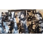 INC International Concepts slim fit Flower Pants black and white SZ 30W/33L Photo 6
