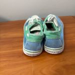 Sperry  Top Sider Biscayne Blue Green White Canvas Boat Shoe Slip On‎ Casual 9.5 Photo 3