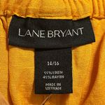 Lane Bryant NWT Orange Linen Blend Shorts Size 14/16 Photo 3