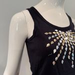 Tory Burch  Navy Cotton Tank Top Photo 2