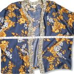 Anthropologie Andersen & Lauth Zoe Leopard Trimmed Floral Print size OS Photo 2