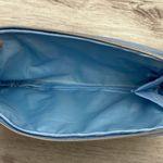 Bare Minerals Gray Faux Suede Zip Top Makeup/Cosmetics Bag Approximately 8" X 6" Photo 4