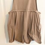 Shosho Overalls Romper Shorts Drawstring Pockets Casual Comfy Beige L Prairie Tan Size L Photo 7