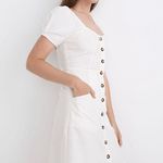 Madewell Linen-Cotton Puff-Sleeve Mini Dress Photo 2