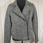 Banana Republic  Women’s Asymmetric Zip Fleece Lined Sweater Jacket Heather Small Photo 0