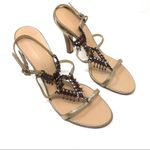 Giuseppe Zanotti gypsy beaded sandals, size 9, made in Italy Photo 1