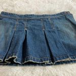 Old Navy denim Jean Skirt pleated size 1 Photo 10
