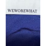 We Wore What  Women's Blue Patchworks Halter Two Piece Bikini Swimsuit Swimwear M Photo 2